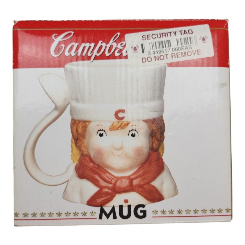 Vintage‎ Campbell Soup Mug Benjamin Medwin Collectible Chef NIB 1998